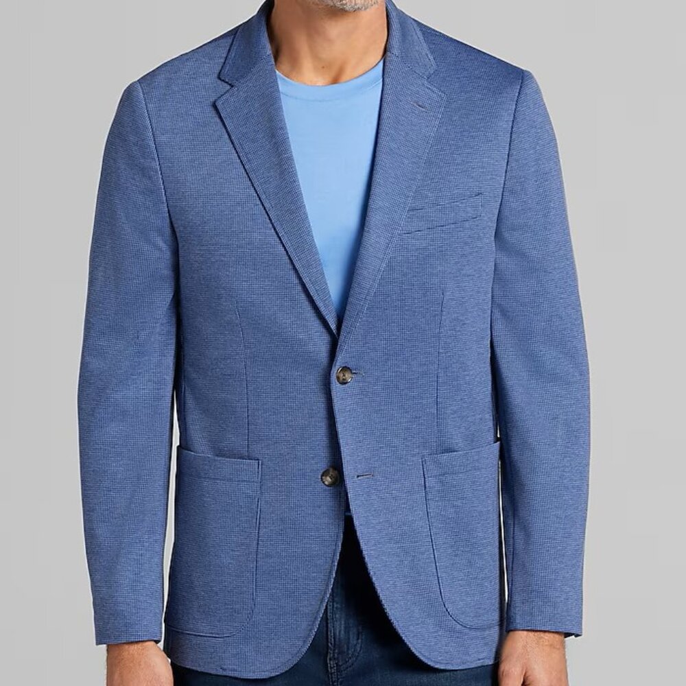 NEW Jos. A. Bank Traditional Fit Comfort Stretch Blazer Sport Coat Jacket XLT